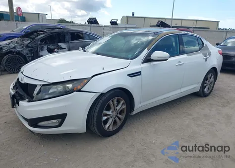 2013 Kia Optima Ex z USA, uszkodzony, nr VIN 5XXGN4A73DG249030